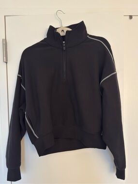 Athleta SET: Quarter-Zip Pullover & Matching Pants - worn once!